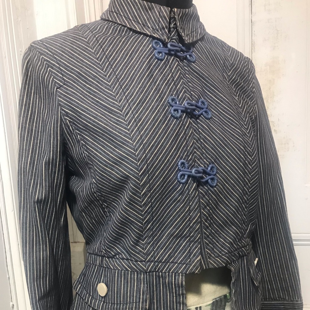 Marc Jacobs Striped Frog Jacket
